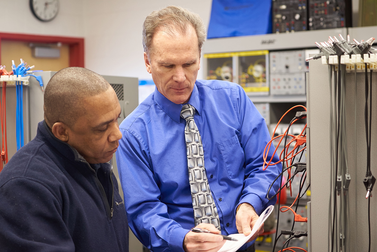 Student earning his Electrical Technology A.A.S. at O.C.C.