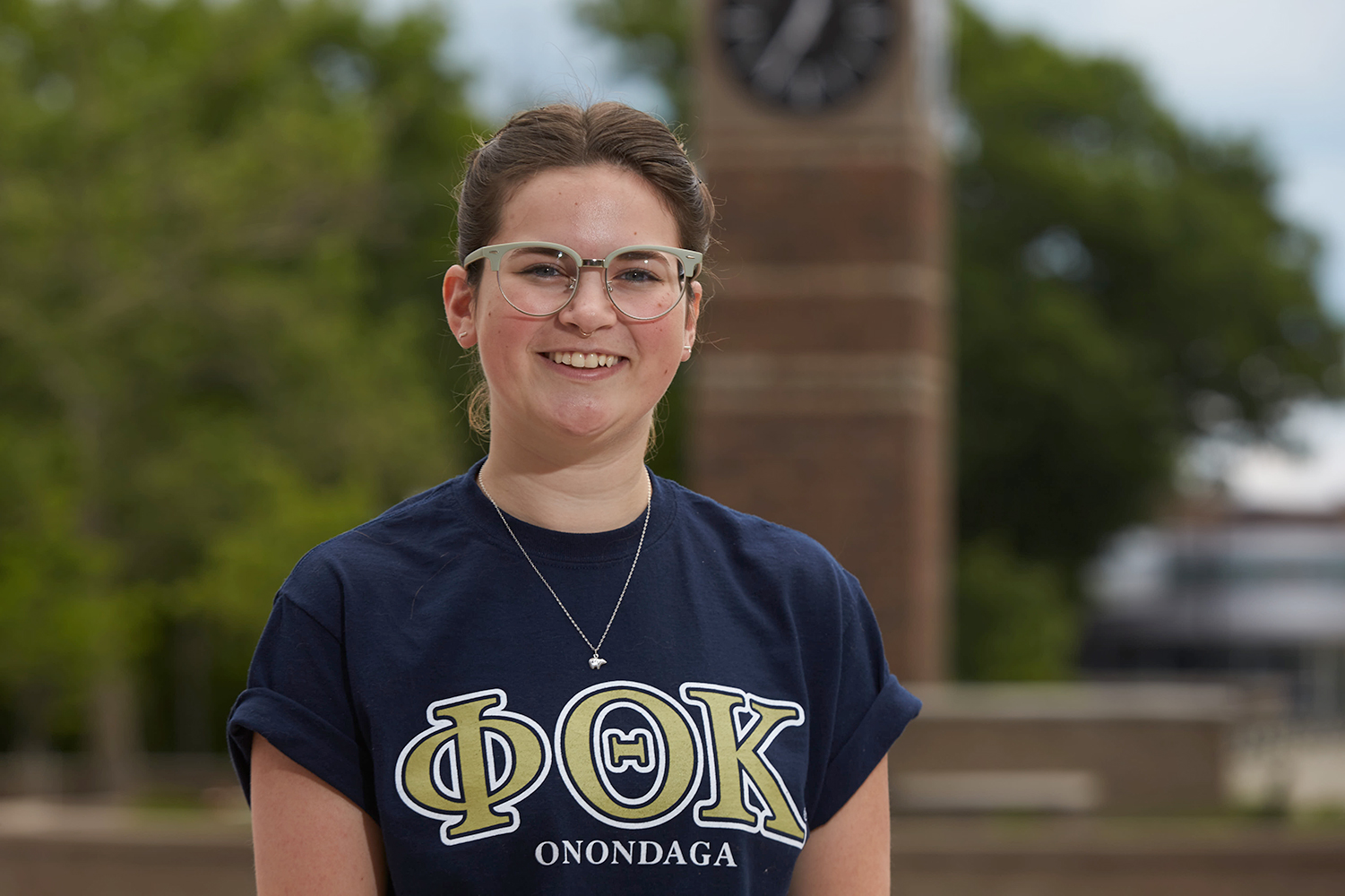 An OCC sorority student