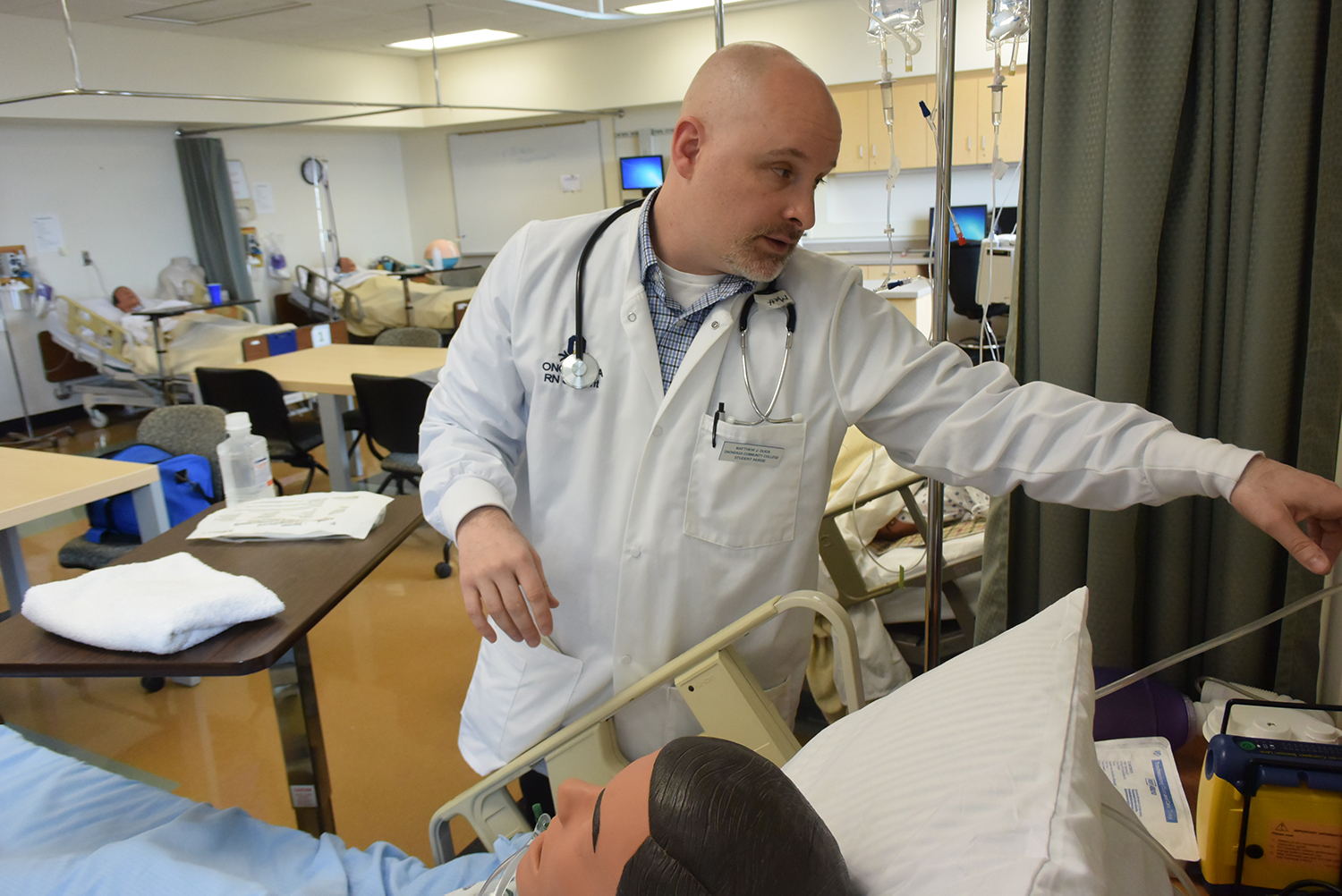 A nursing professor