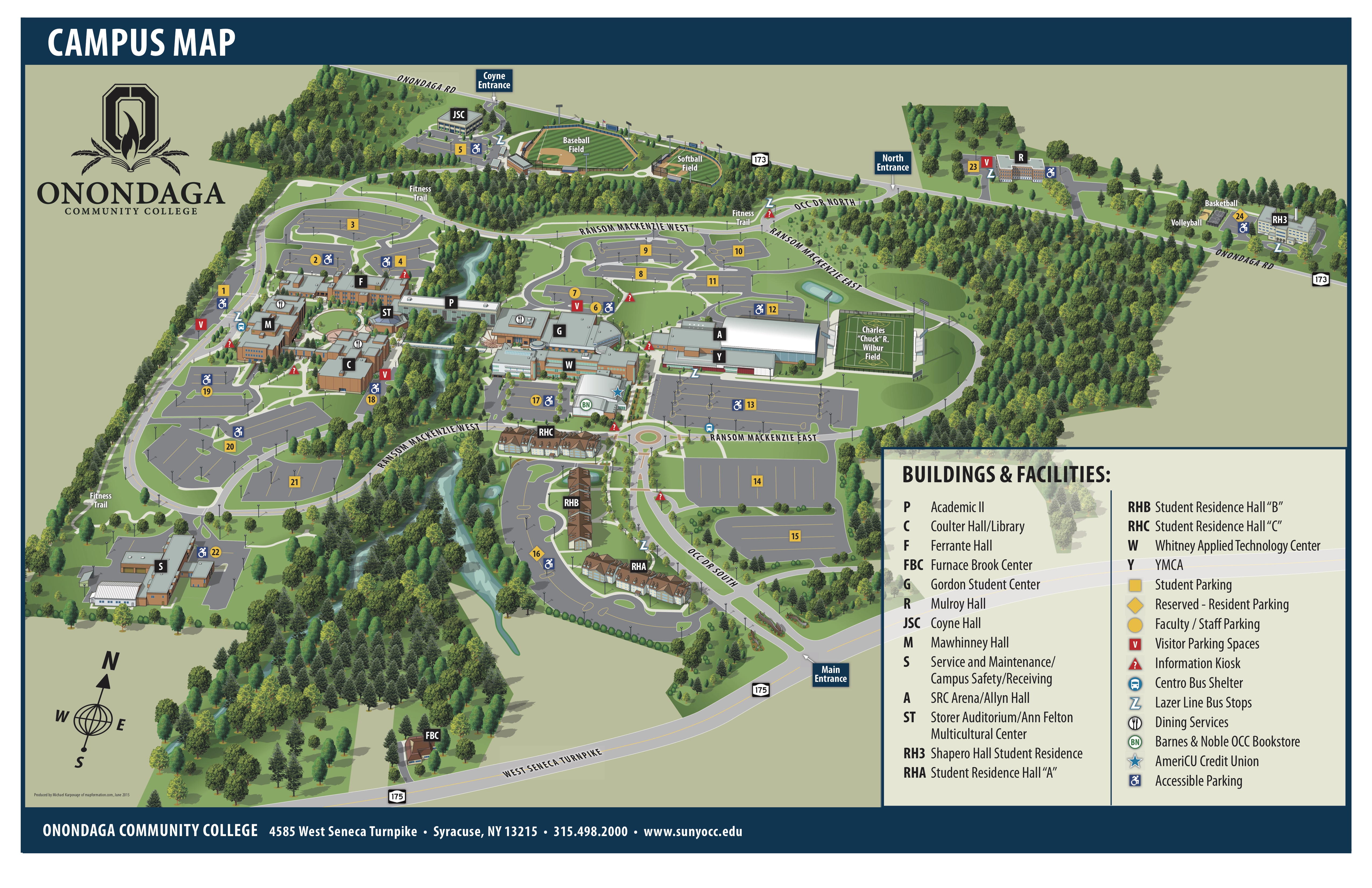 OCC Campus Map