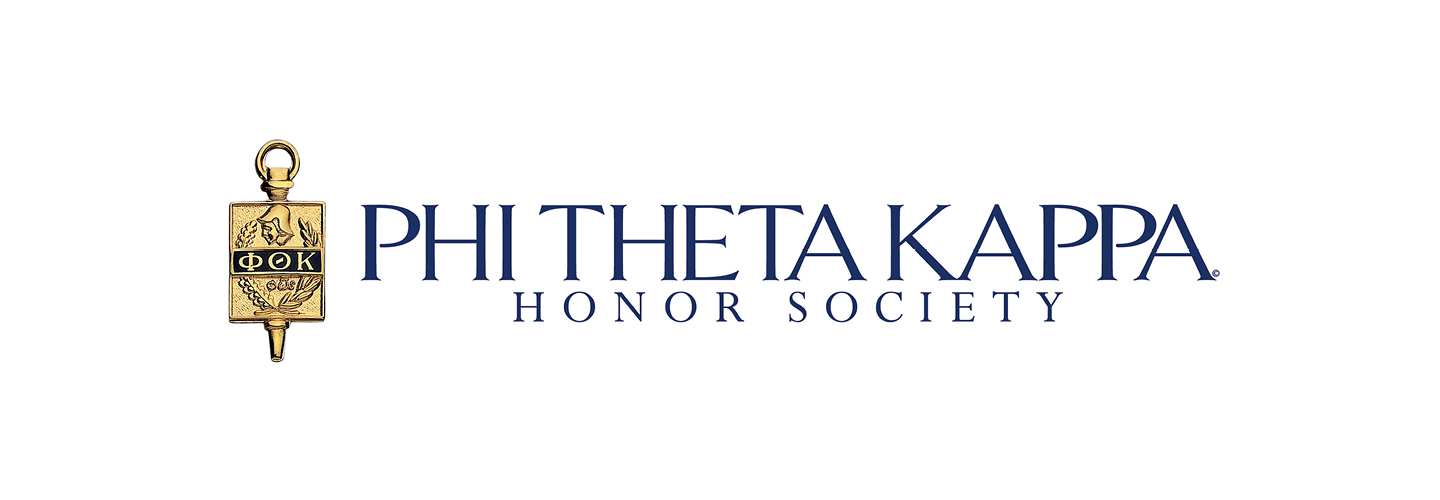 Phi Theta Kappa logo and pin