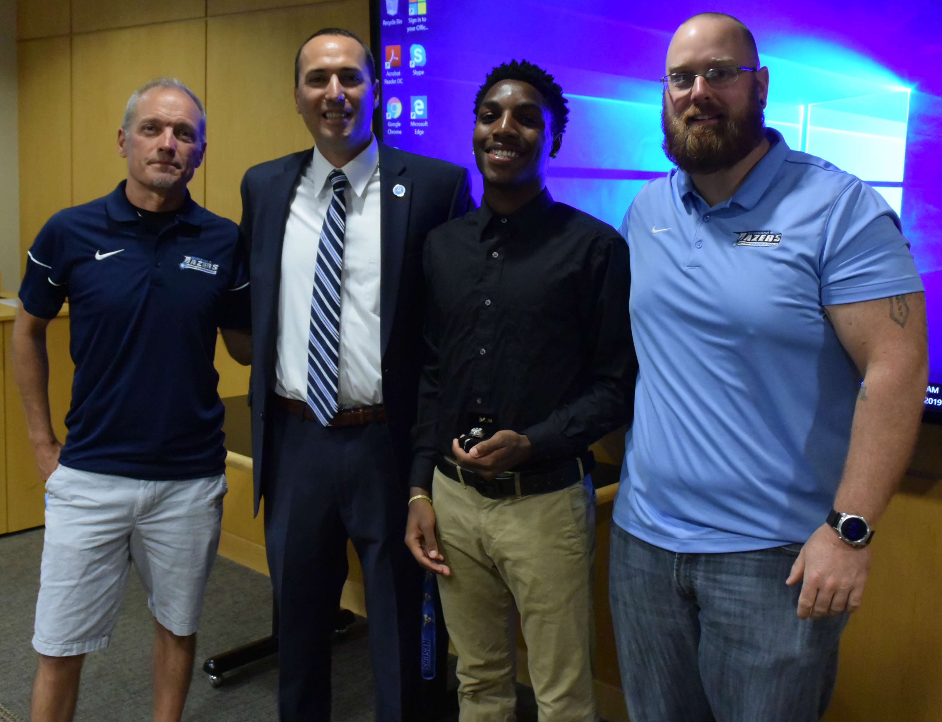 National Championship ring presentation