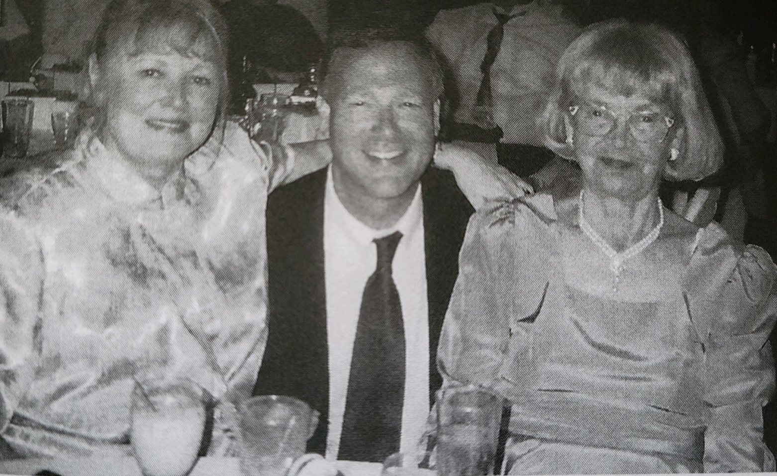 O'Connor (center) is pictured with his sister Gail (left) and mother (right). He named a scholarship endowment at OCC in his mother's memory.