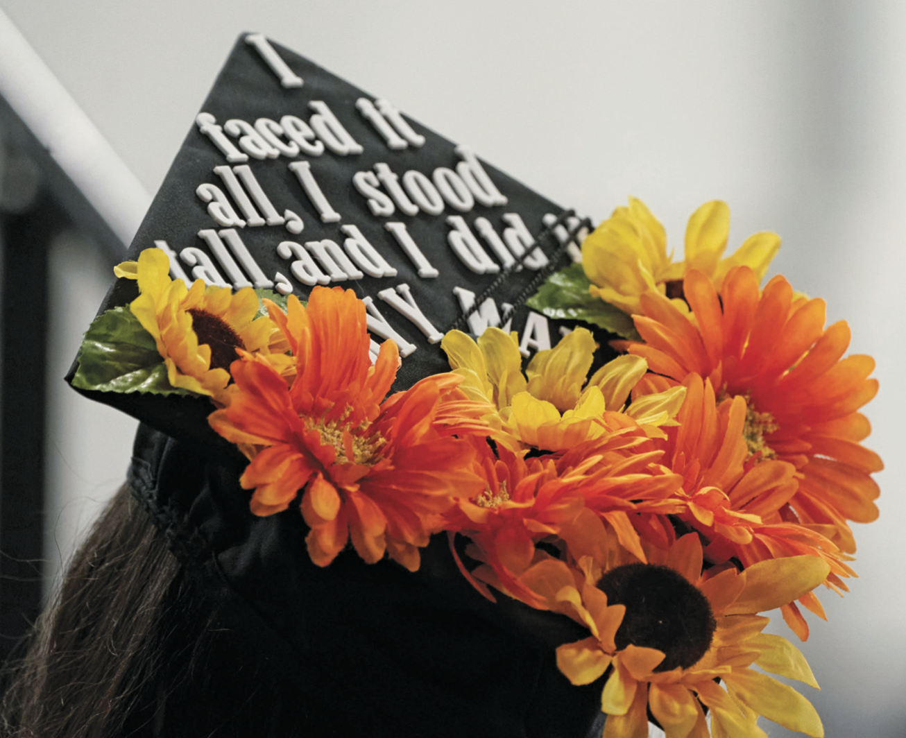 Image of Student with Graduation cap attending OCC's 58th Commencement Ceremony 