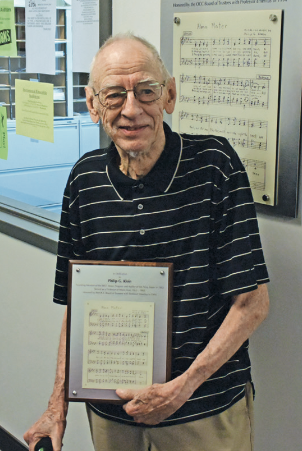 Image of Phil Klein, OCC Emeritus Music Professor and accomplished composer