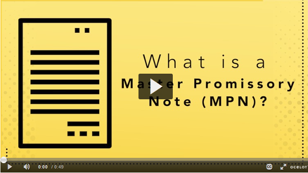 Video on Master Promisory Note