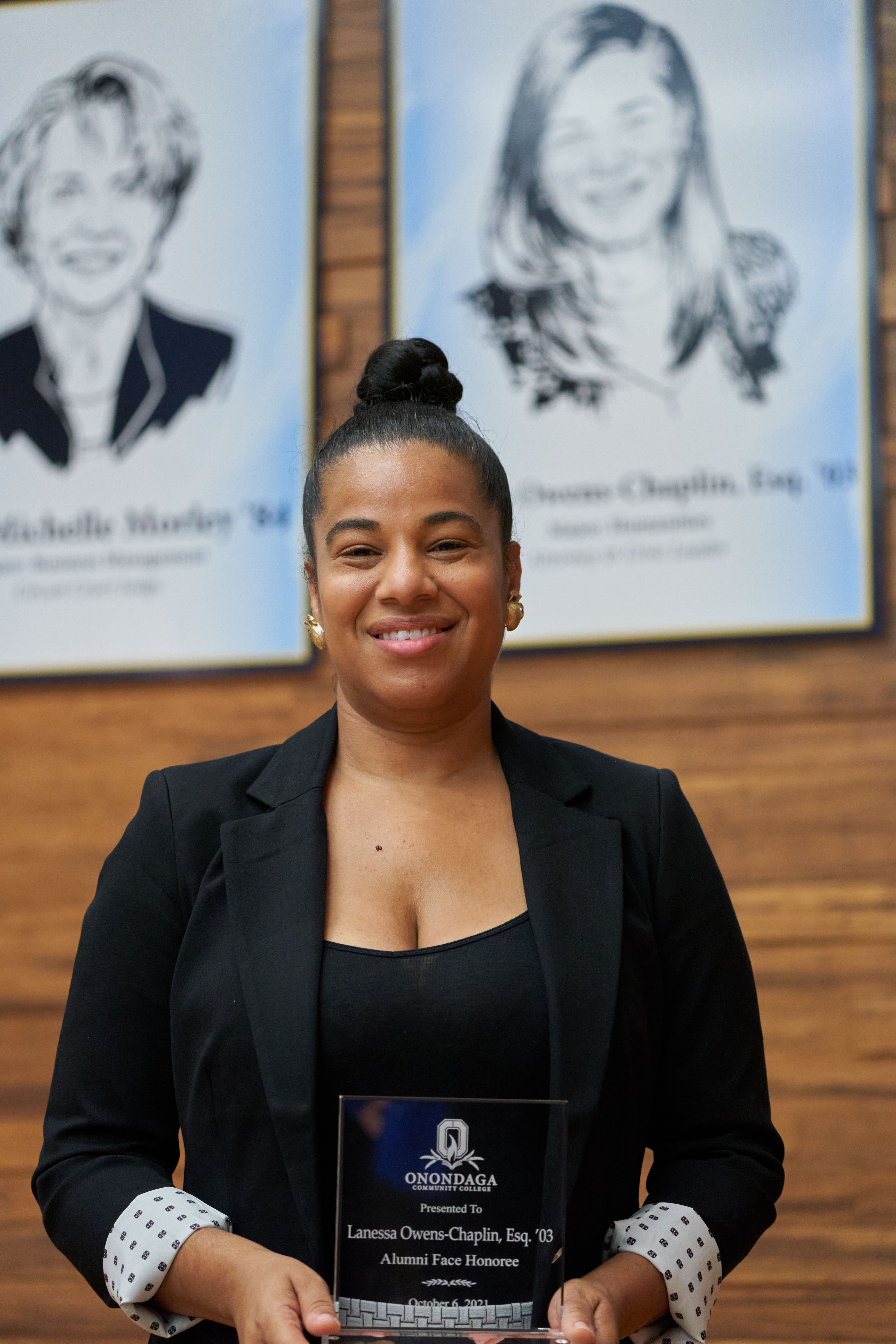 Lanessa Owens'Chaplin '03 became an OCC Alumni Faces honoree in 2021.