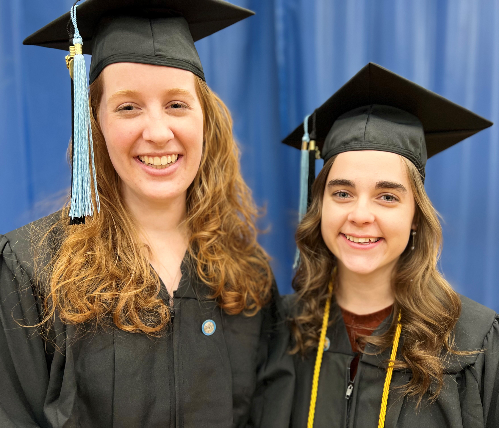 Heather (left) and Meghan (right) Puddington are sisters who completed their Nursing degrees in December.