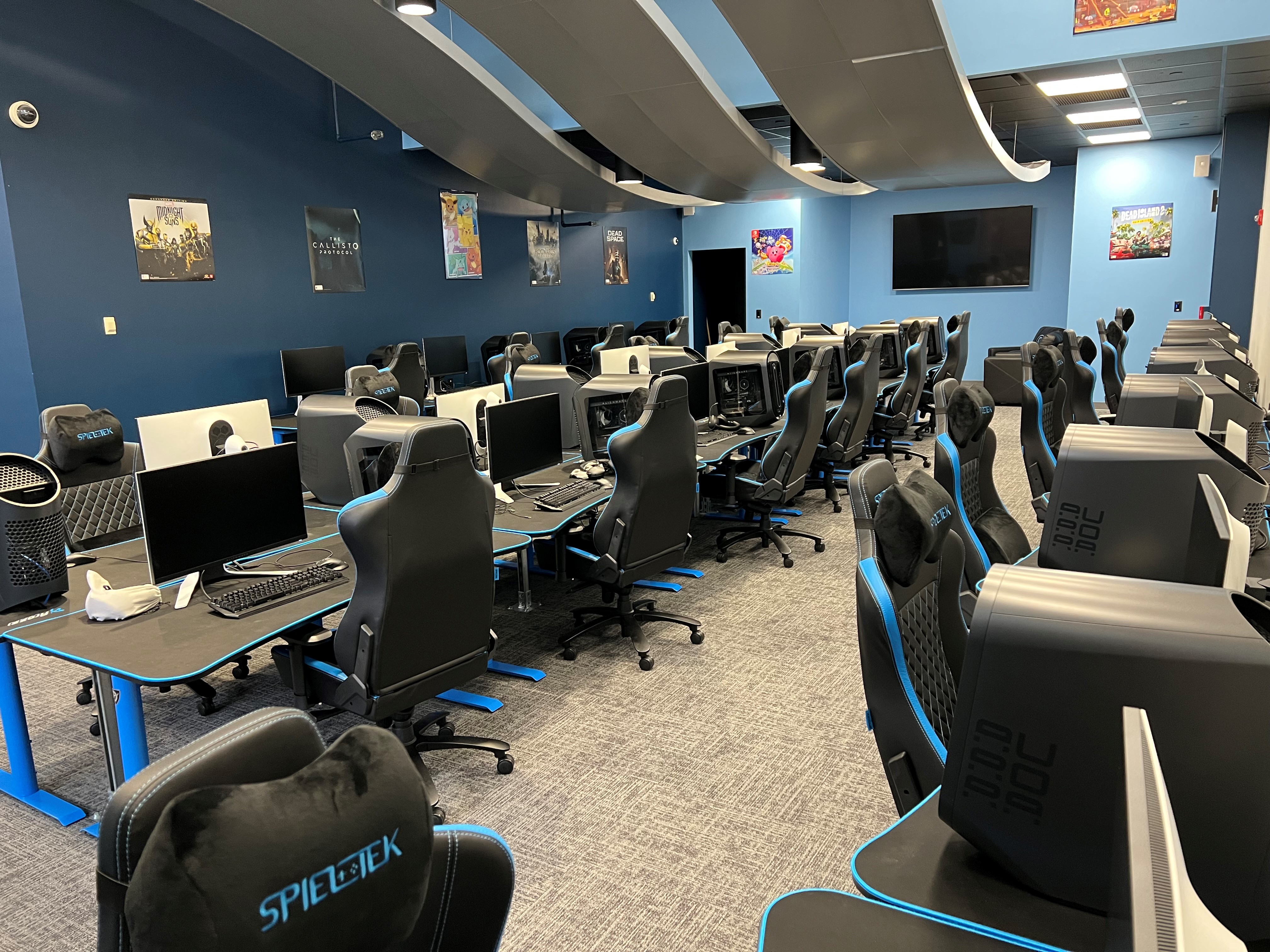 Onondaga Community College's new Esports Arena is located in the Gordon Student Center.