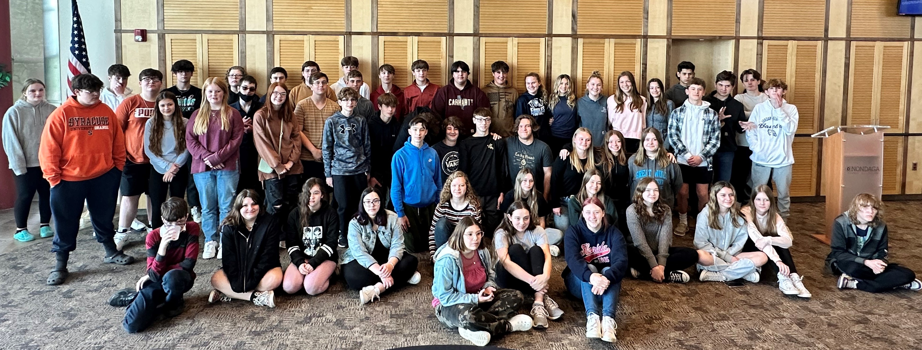 New OCC Advantage students from Jordan-Elbridge High School.