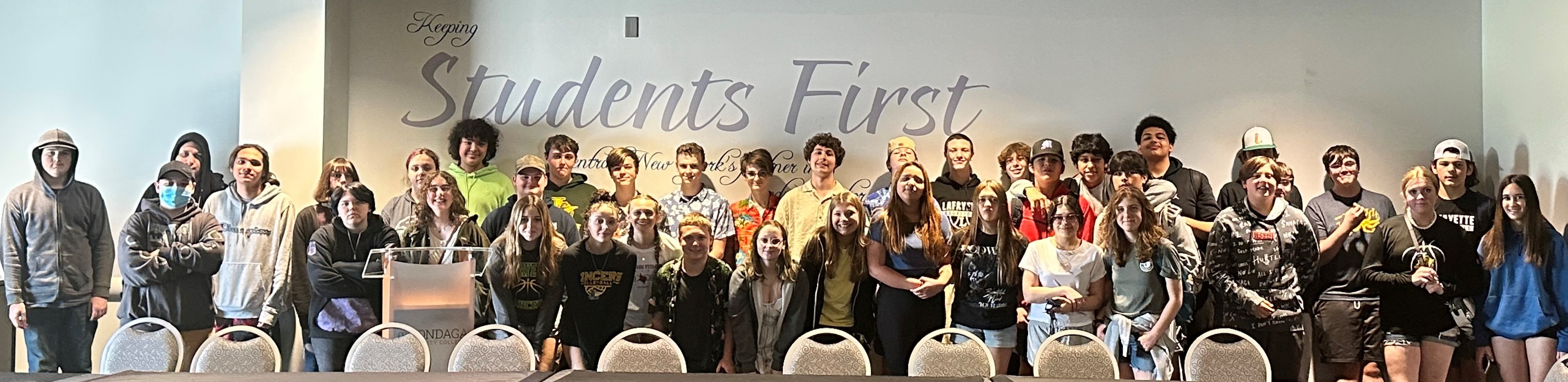 New OCC Advantage students from LaFayette High School.