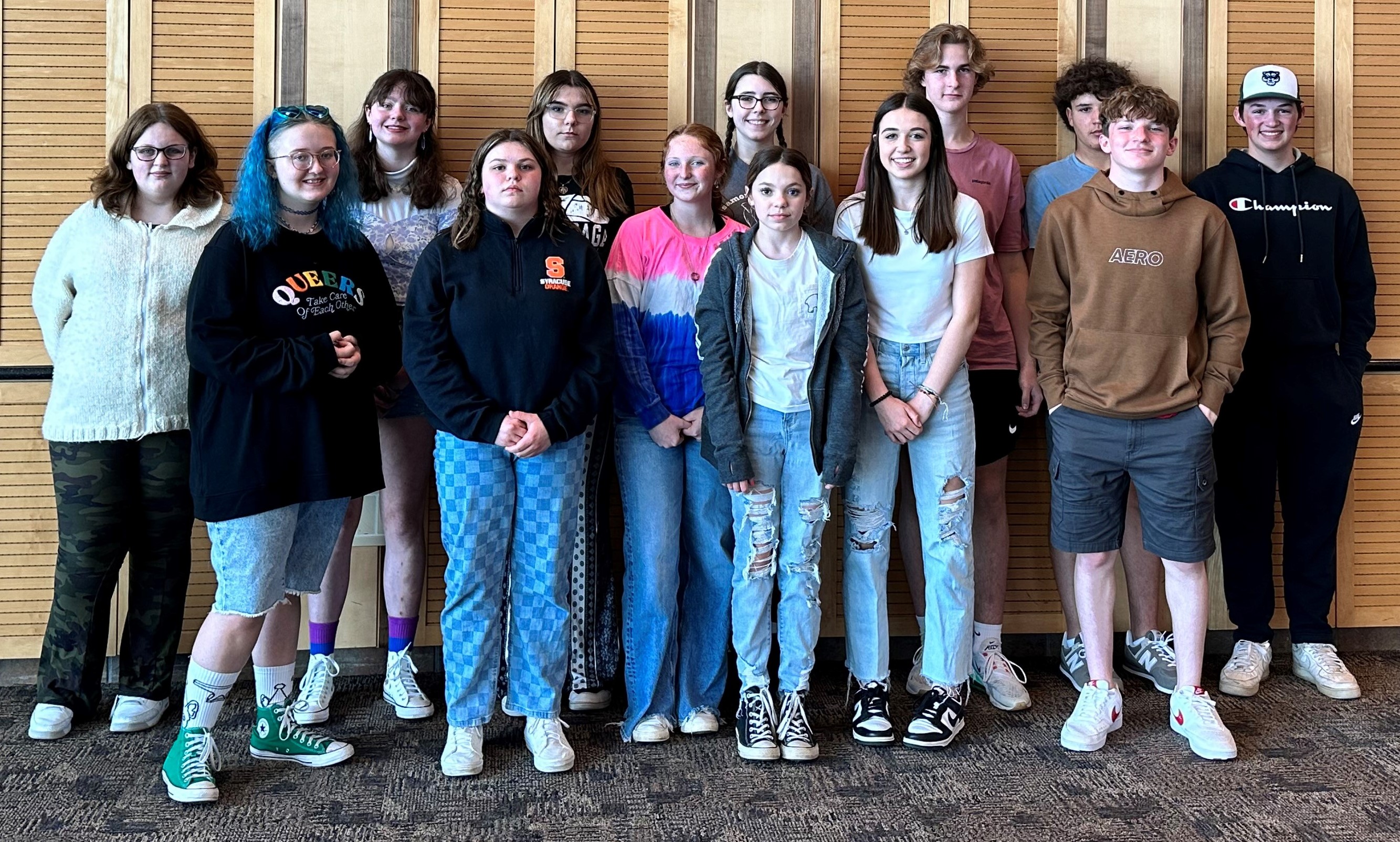 New OCC Advantage students from Onondaga Central.