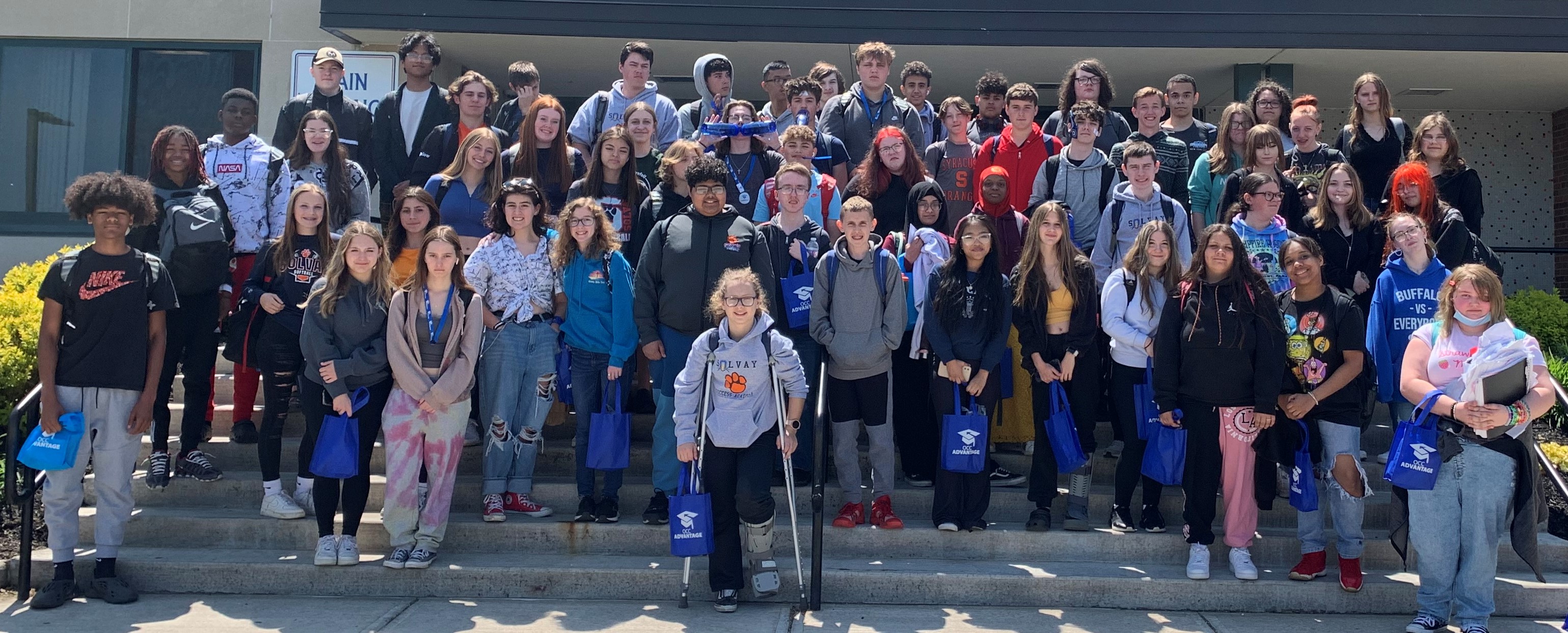 New OCC Advantage students from Solvay High School.