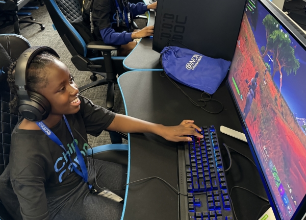 Students enjoyed OCC's Esports Arena during Micron-sponsored Chip Camp.