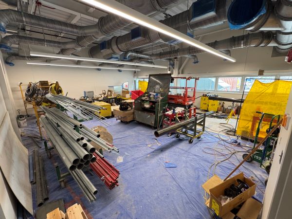 This space on the first floor will be where students in the new Welding degree program learn their craft.
