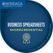 Business Spreadsheets microcredential