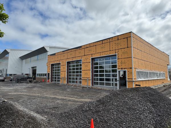 The Diesel/Heavy Equipment addition on the Whitney Applied Technology Center will include a classroom and a three bay garage.