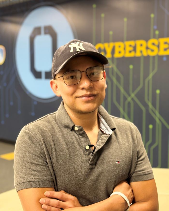 Acmed Avila Sage is pursuing a Cybersecurity degree at OCC tuition-free thanks to the new SUNY Reconnect program.