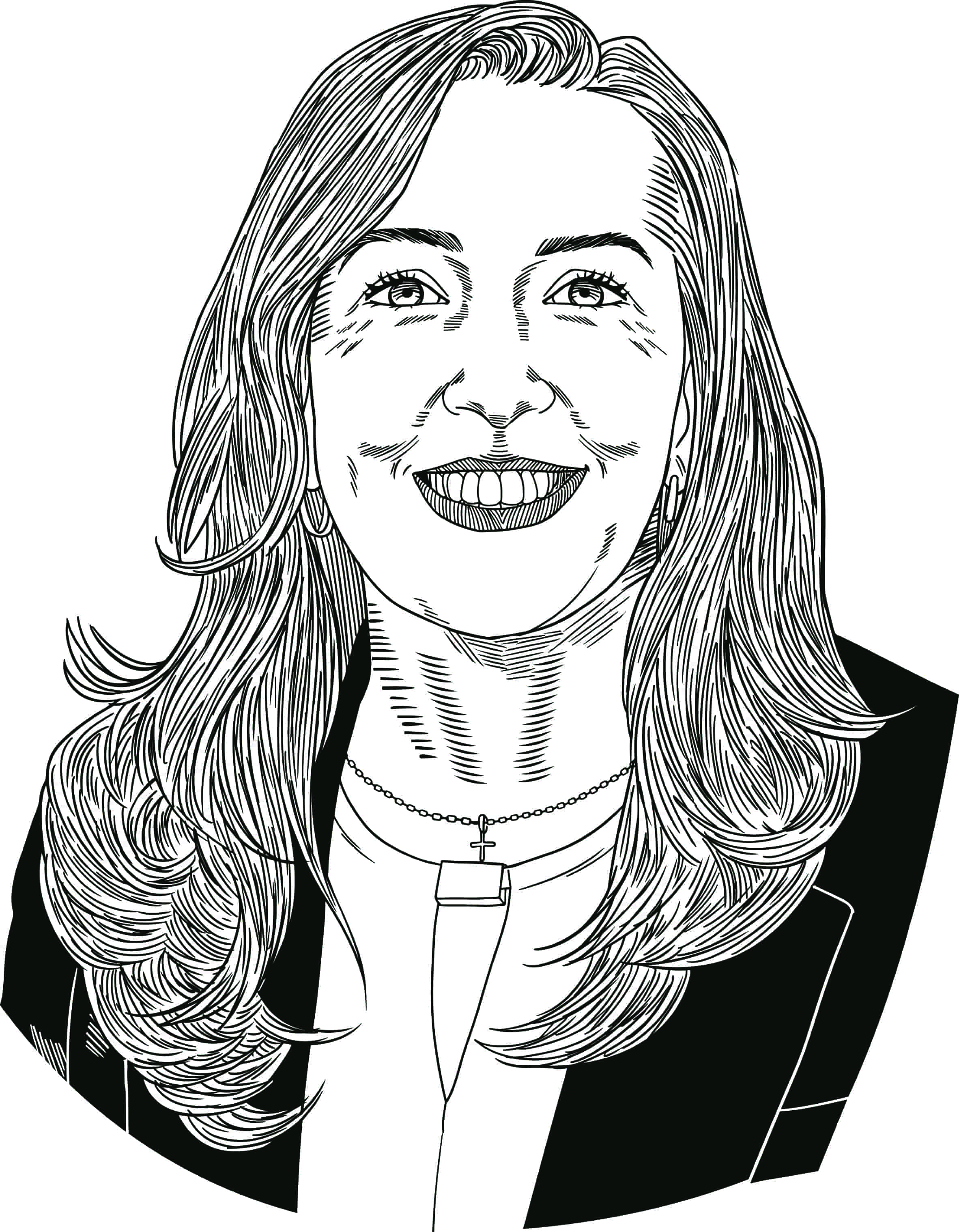 Drawing of Heather Silvia