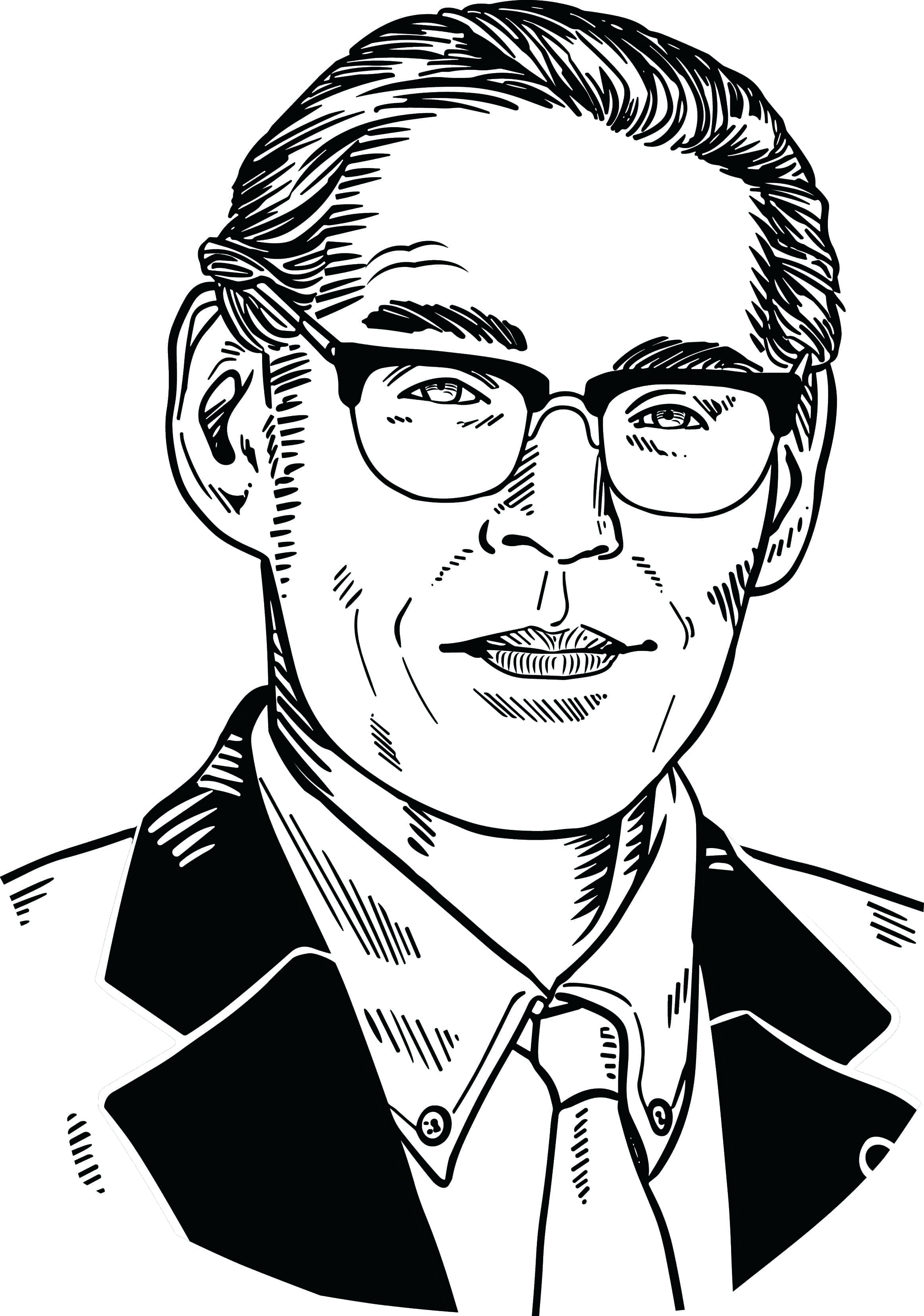 Drawing of Robert Kent