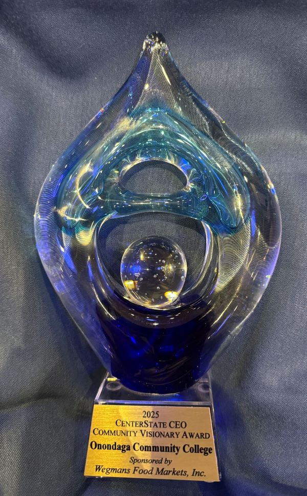 OCC's award from CenterState CEO. OCC's award from CenterState CEO.