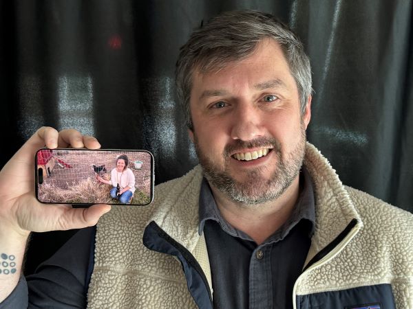 Bill Miles and his twin sister Katie.