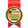 2025 U.S. Veterans Magazine Veteran Friendly School badge.
