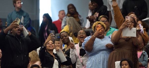 Family members and supporters cheered for their member of the class of 2026.