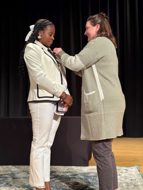 Prior to commencement, a Nurse Pinning ceremony was held in Storer Auditorium for 44 graduating students.