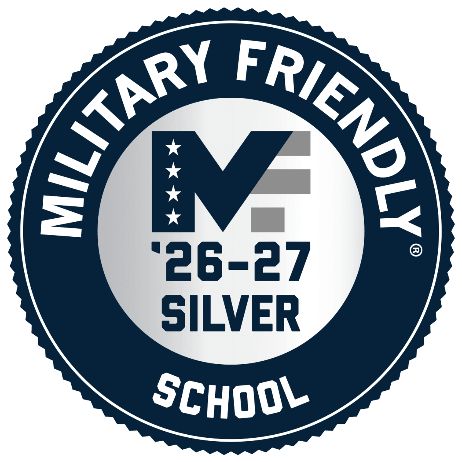 Military Friendly School - Silver Badge '26-'27
