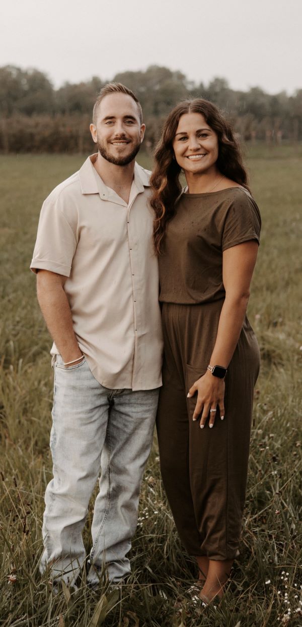 Cara with husband Tom Woznica.