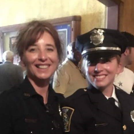 Carbone at her daughter's graduation in August