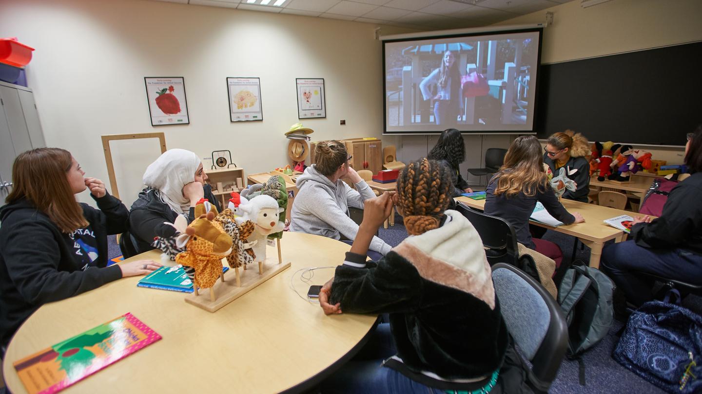 Early Childhood classroom &amp; students