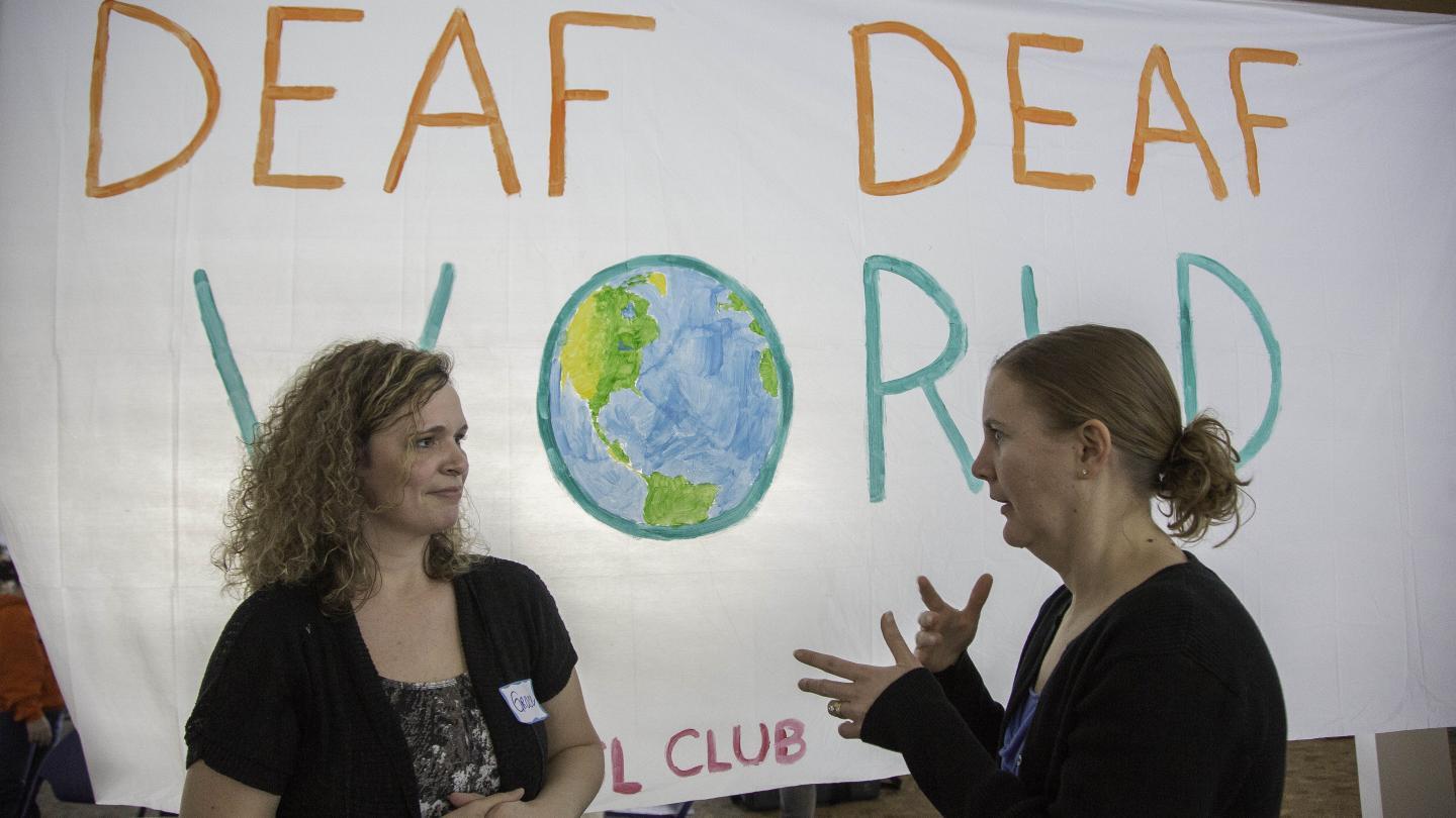 ASL instructors at an immersion event