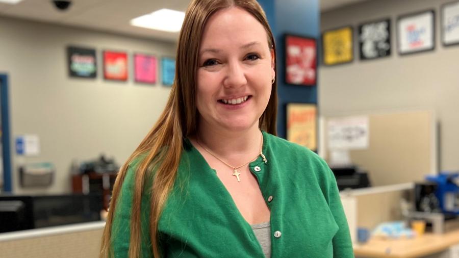Danielle Lambert is a 38 year old mom enrolled in OCC's Early Childhood program. She's a Student Veteran and a member of Student Government who is focused on adult student success.