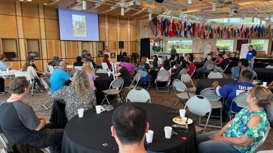 OCC's School of Technology, Engineering & Computing celebrated the accomplishments of students in the Electromechanical Technology program during an event in the Gordon Student Center Great Room.