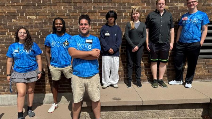 Fall 2025 Student Government Officers (left to right): Taitannia Knight, Jalen Minzy, Yesvier Aviles Mendez, Lewis Nguyen, Alicia Oberlender, Kevin Shane, Adam Williams.