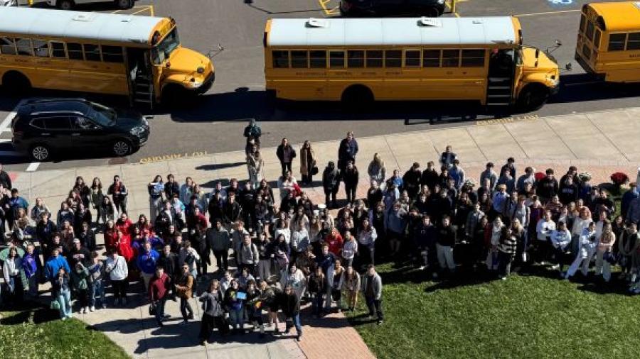 Baldwinsville High School students