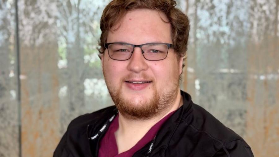 Mark Parry is a 29-year-old student in the Health Sciences degree program. He's attending Onondaga Community College tuition-free thanks to the SUNY Reconnect program.