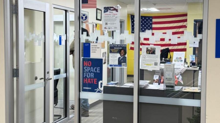 Onondaga Community College's Office of Veterans and Military Services is located on the second flour of Coulter Hall.