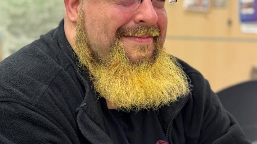 Nick Colon is a 40-year-old Cybersecurity major who is attending Onondaga Community College tuition-free thanks to the SUNY Reconnect program.