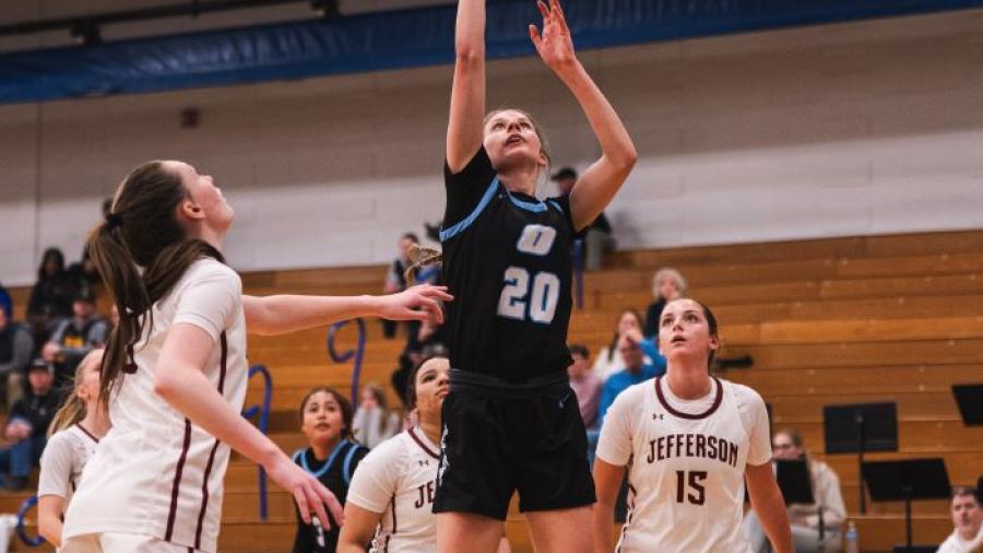 OCC's Women's Basketball team is going to the NJCAA National Tournament for the 5th year in a row! Pictured is the Lazers Mary Hamer who is among the team leaders in most statistical categories.