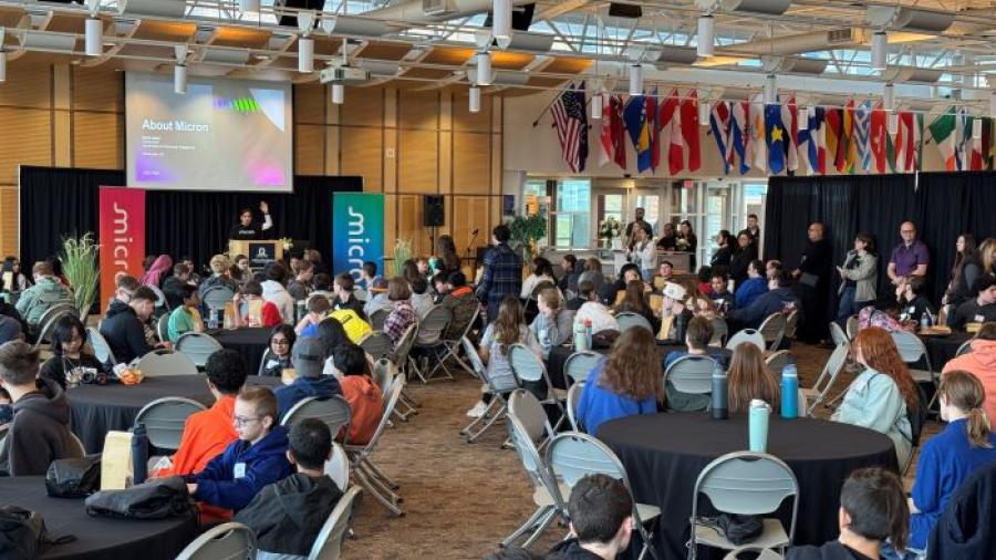 Micron's Careers in Tech day was held on the Onondaga Community College campus March 30 as part of Micron's Community Week.