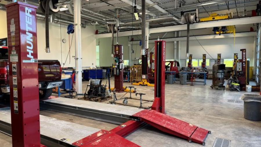 OCC's new Commercial/Heavy Equipment Service Repair degree program, which will be housed in this addition to the Whitney Applied Technology Center, will be part of SUNY Reconnect in the fall semester.