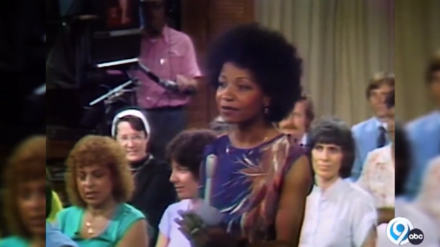 Karin Franklin-King '69 was the first Black woman to host a TV talk show in Syracuse. (photo courtesy WSYR TV)