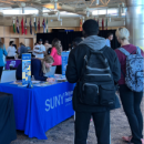 Students attending the Transfer Fair