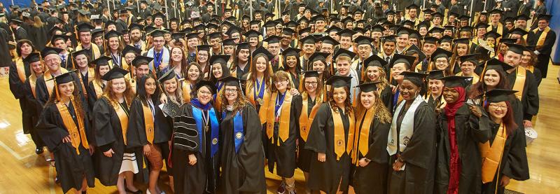 PTK Members at 2019 Commencement
