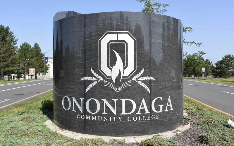 Onondaga Community College entrance off Route 175