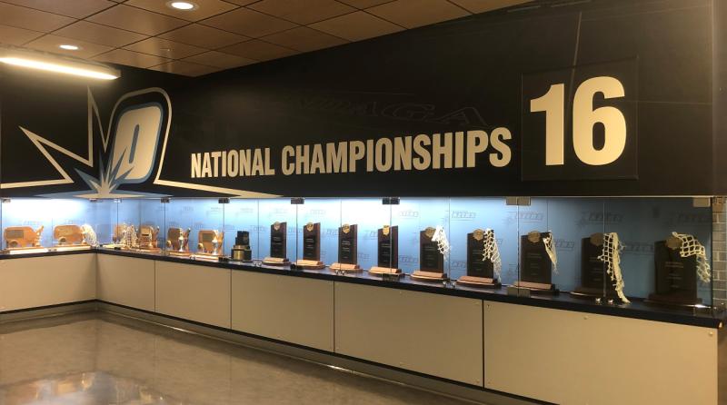 athletics trophy case