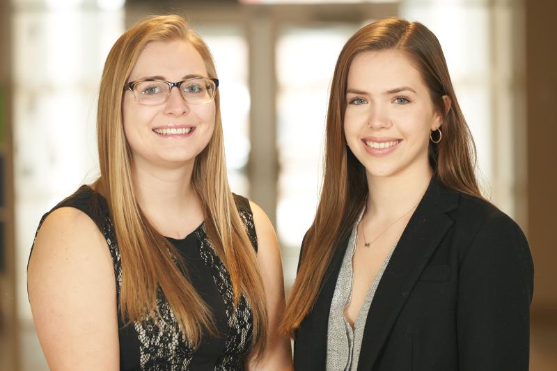 Allison Louge and Hadassah Johnson